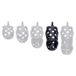 CockLock Cage de chasteté Dotty XL 10 x 4cm Noire